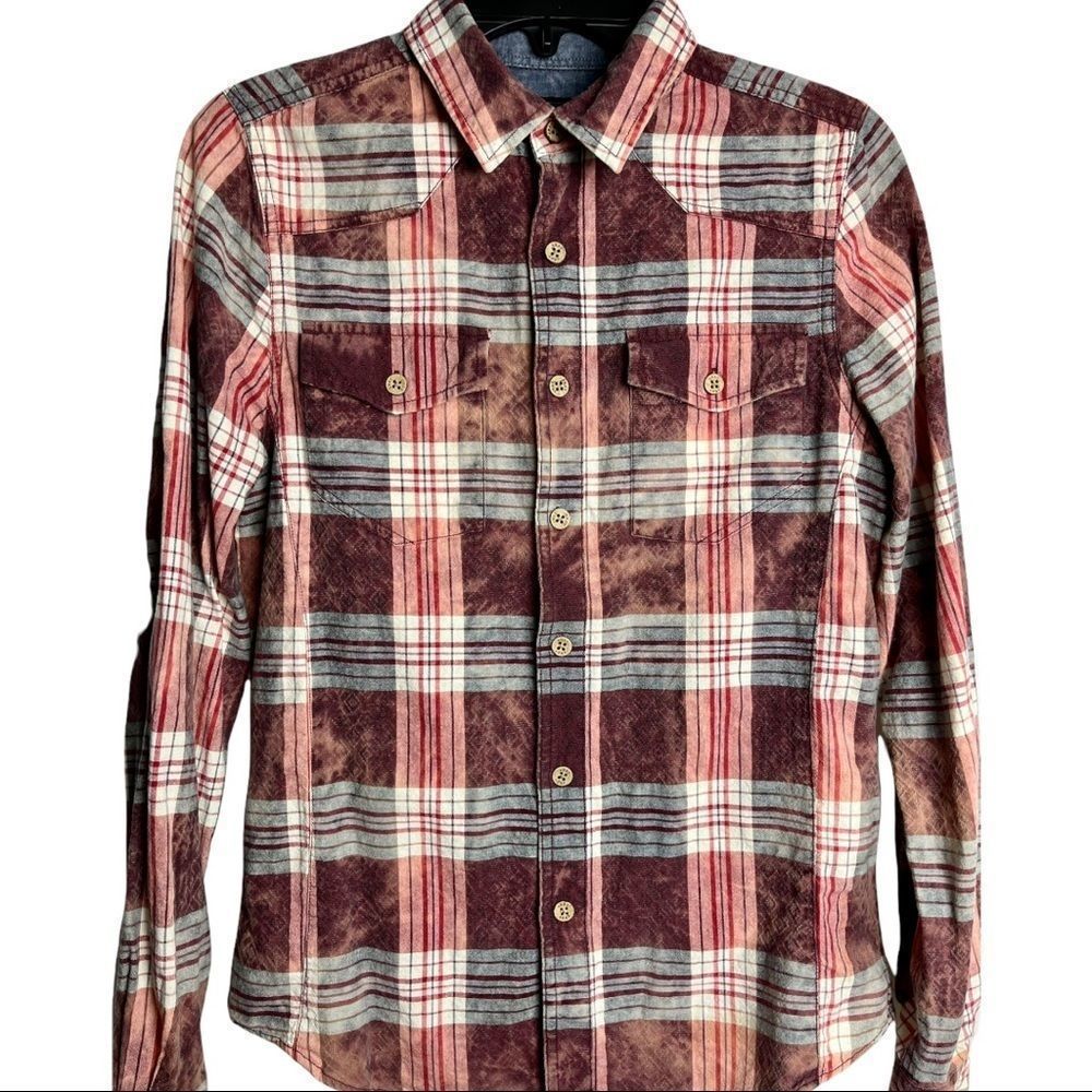 XRAY Plaid Button down Shirt S